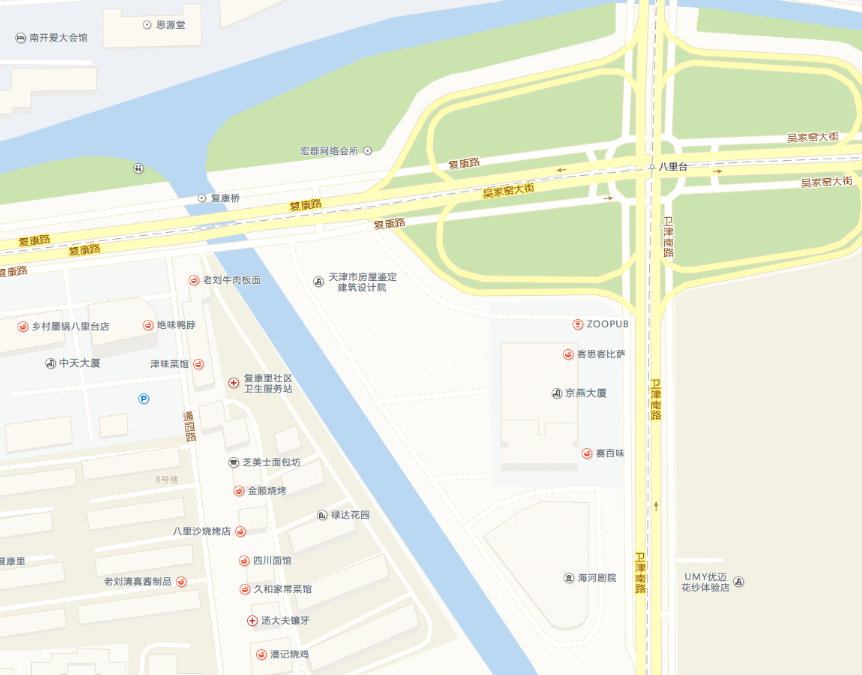”天津私家侦探提供的地图“